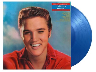 Elvis Presley For LP Fans Only On Translucent Blue Vinyl 33 RPM Music On Vinyl Label