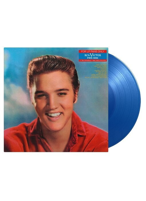 Elvis Presley For LP Fans Only On Translucent Blue Vinyl 33 RPM Music On Vinyl Label