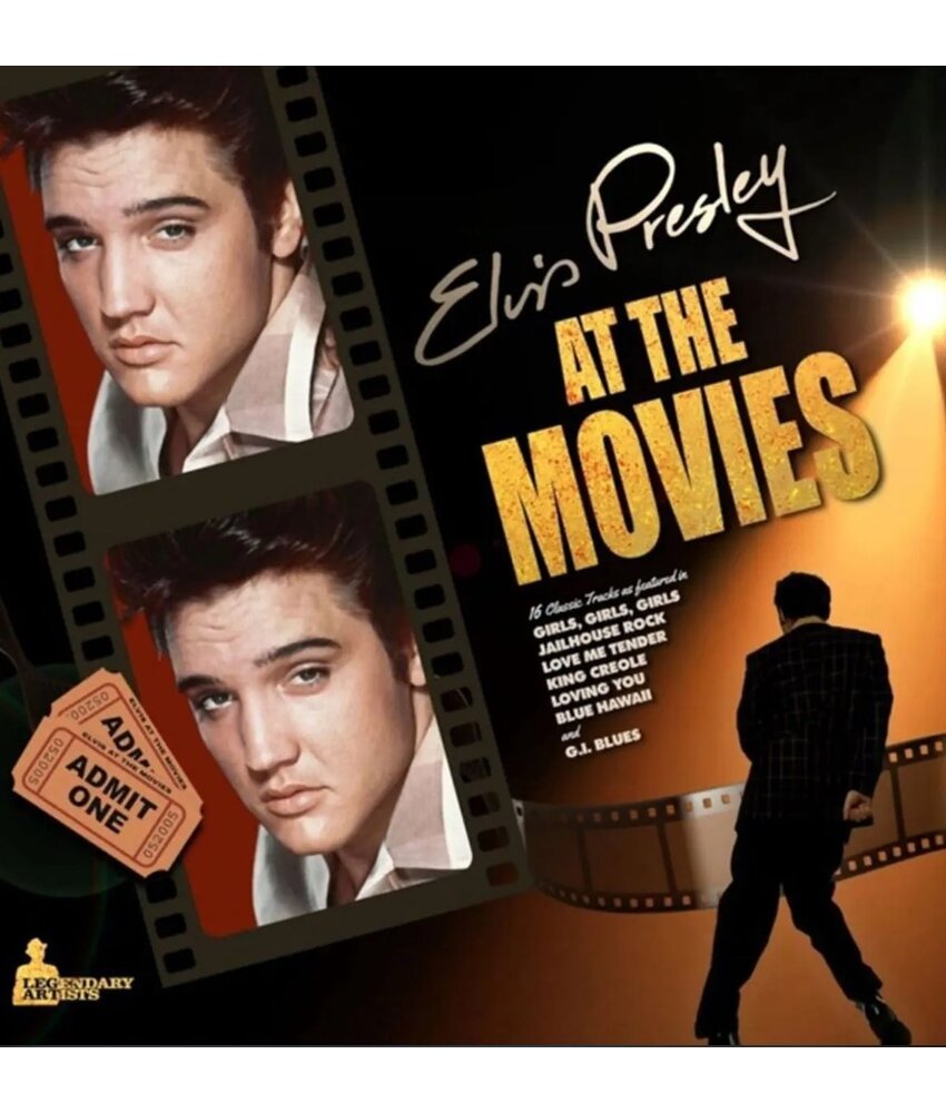 Elvis Presley At The Movies  - 33 RPM Vinyl Legandary Artists Label