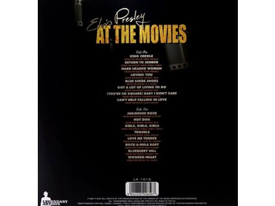 Elvis Presley At The Movies - 33 RPM Vinyl Legacy Artists Label