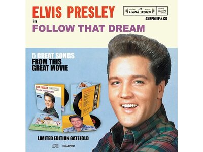 MRS - Elvis Presley In Follow That Dream Gatefold Combi CD & Black Vinyl  EP