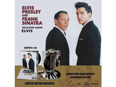 MRS - Elvis Presley And Frank Sinatra Welcome Home Elvis CD & Clear Vinyl EP