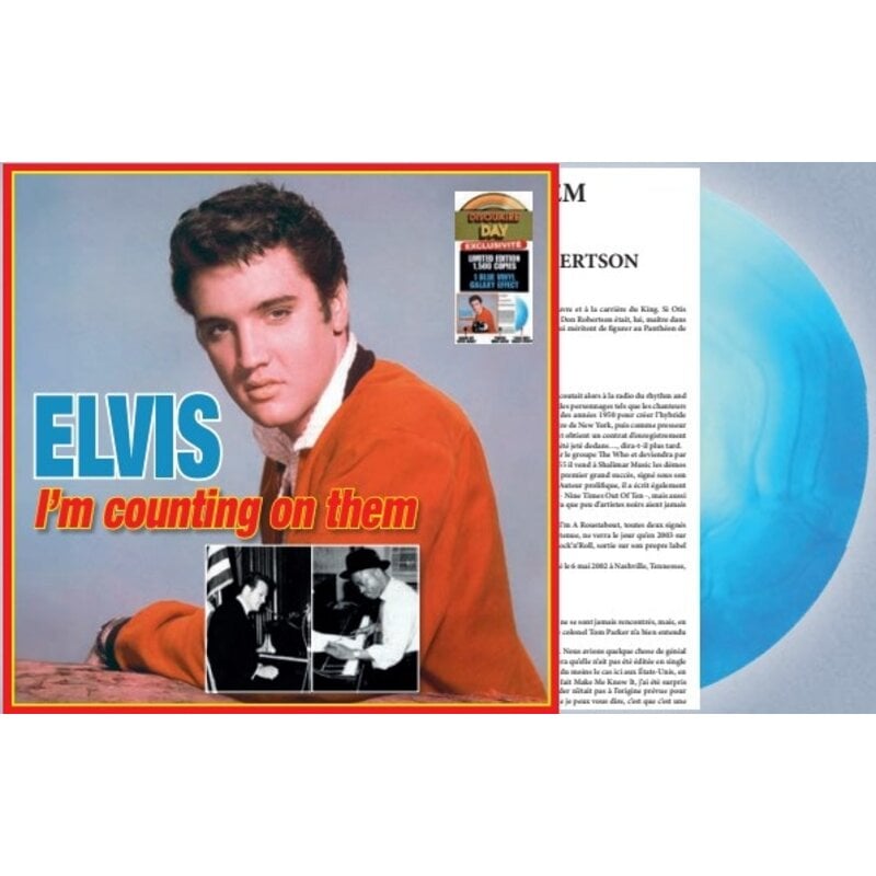 Elvis I'm Counting On Them On Colored Vinyl RSD  2024 VPI Label