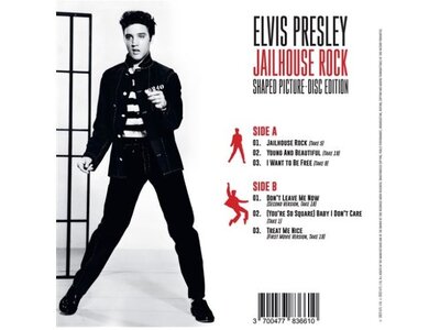 Elvis Presley - Jailhouse Rock Shaped Picture Disc 33 RPM Vinyl VPI Label