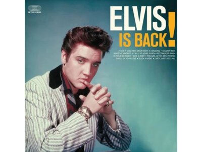 Elvis Is Back! - Alternate Cover Black Vinyl Vinyl 33 RPM - Wax Time Label