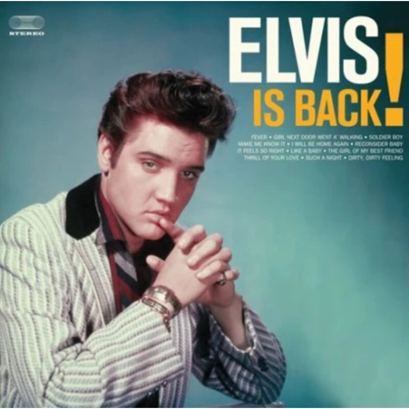 Elvis Is Back! - Alternate Cover Black Vinyl Vinyl 33 RPM - Wax Time Label