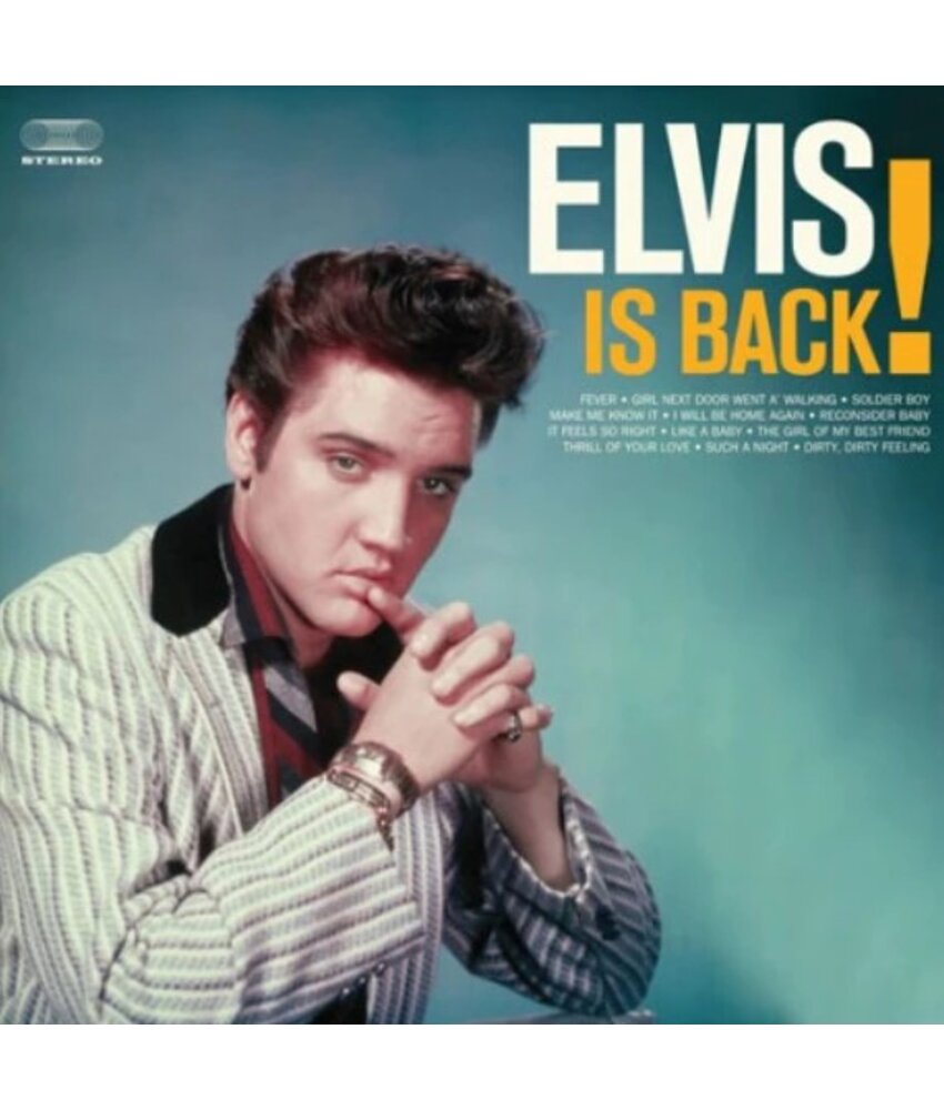 Elvis Is Back! - Alternate Cover Black Vinyl Vinyl 33 RPM - Wax Time Label