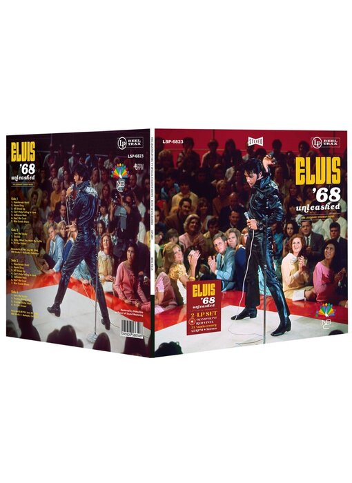 Elvis '68 Unleashed The Legendary Stand Up Shows 2-LP Set On Classic Red Vinyl Reel Trax Label