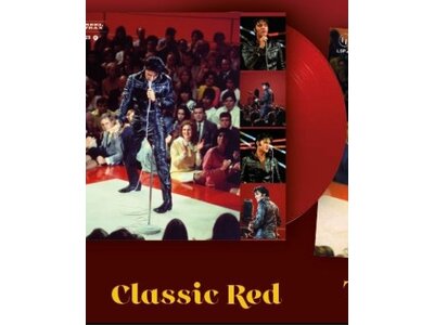Elvis '68 Unleashed The Legendary Stand Up Shows 2-LP Set On Classic Red Vinyl Reel Trax Label