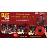 Elvis '68 Unleashed The Legendary Stand Up Shows 2-LP Set On Transparent Red Vinyl Reel Trax Label