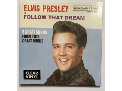 MRS - Elvis Presley In Follow That Dream Gatefold Combi CD & Clear Vinyl  EP