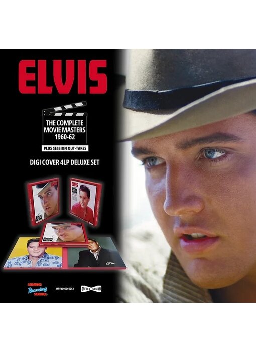 MRS - Elvis The Complete Movie Masters  1960-62 4 LP Set On Black Vinyl