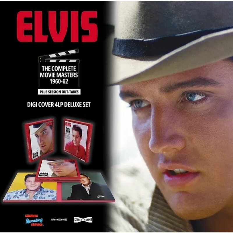 MRS - Elvis The Complete Movie Masters 1960-62 4 LP Set On Black Vinyl