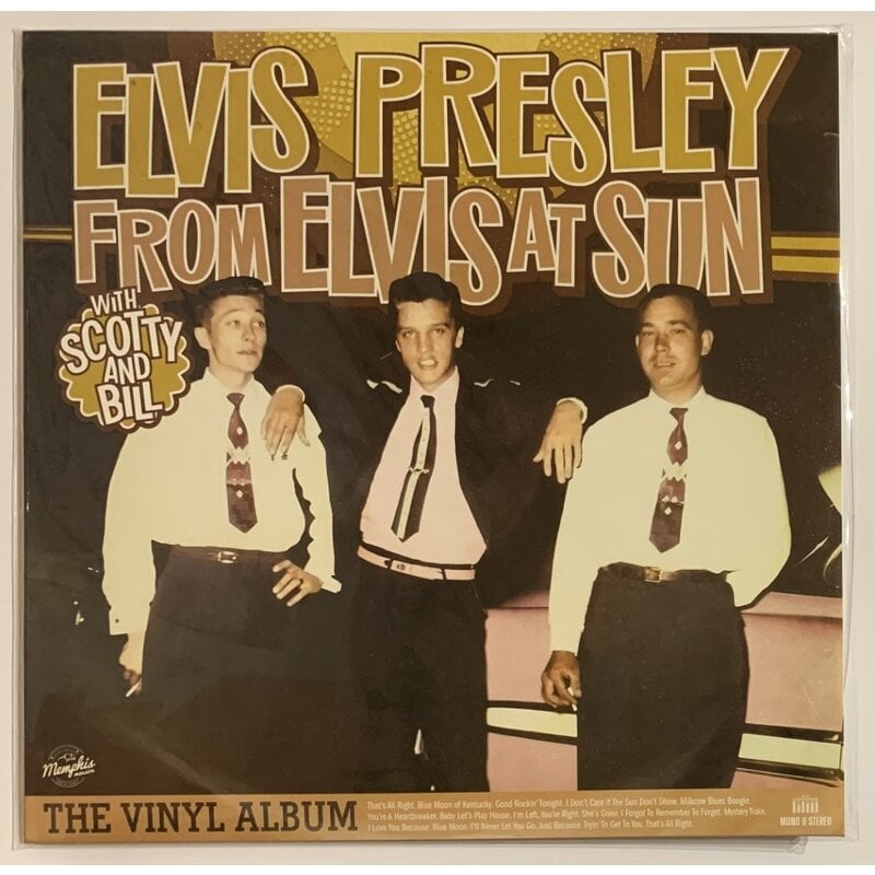 From Elvis At Sun - The Vinyl Album - Colored Vinyl Memphis Mansion Label