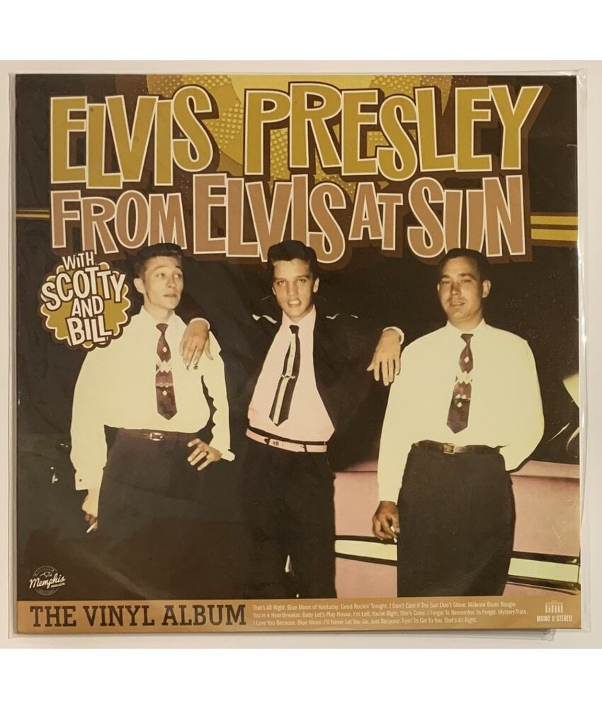 From Elvis At Sun - The Vinyl Album - Colored Vinyl Memphis Mansion Label