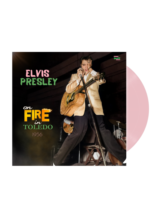 MRS - Elvis Presley On Fire In Toledo 1956 Pink Vinyl 45 RPM EP And CD Single EP