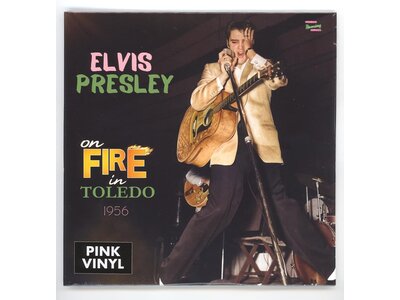 MRS - Elvis Presley On Fire In Toledo 1956 Pink Vinyl 45 RPM EP And CD Single EP