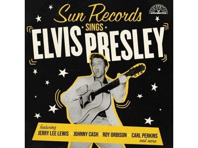 Sun Records Sings Elvis Presley 33RPM Clear Smoked Colored Vnyl