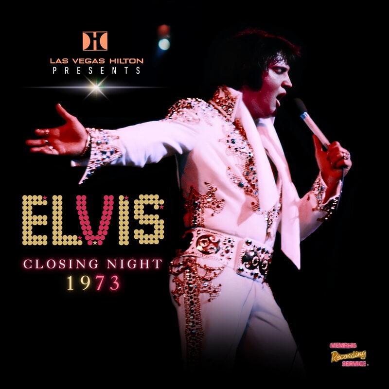 MRS - Las Vegas Hilton Presents Elvis Closing Night 1973 - Clear Vinyl 2 LP Set