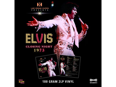 MRS - Las Vegas Hilton Presents Elvis Closing Night 1973 - Clear Vinyl 2 LP Set