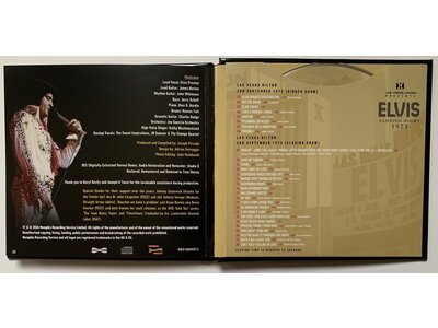 MRS - Las Vegas Hilton Presents Elvis Closing Night 1973 - Deluxe CD set