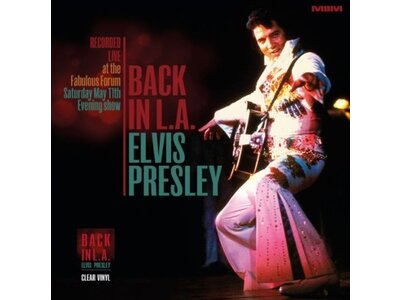Elvis Back In L.A. Gatefold  2-LP Set Red Transparant Vinyl Milbranch Music Label