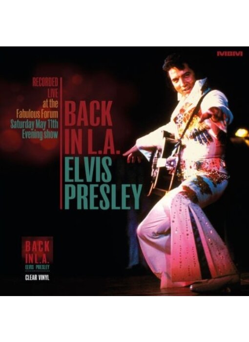 Elvis Back In L.A. Gatefold  2-LP Set Red Transparant Vinyl Milbranch Music Label