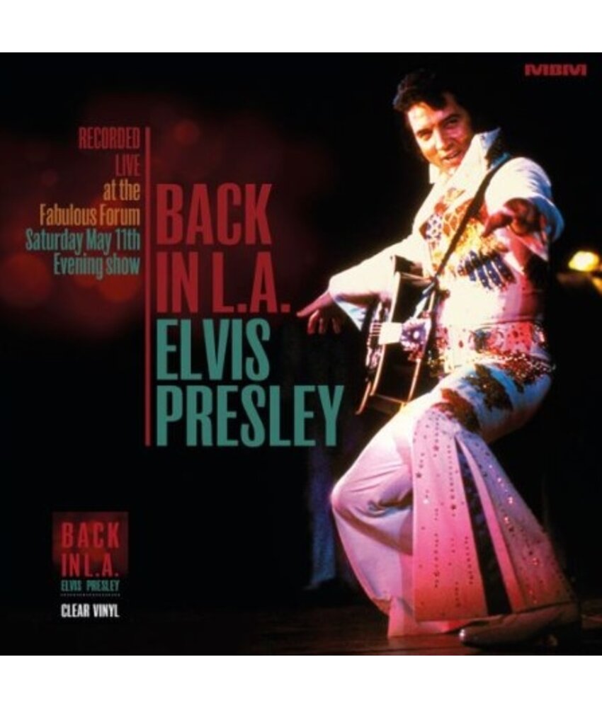 Elvis Back In L.A. Gatefold  2-LP Set Red Transparant Vinyl Milbranch Music Label