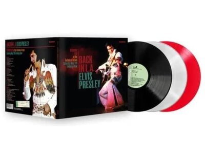 Elvis Back In L.A. Gatefold  2-LP Set Red Transparant Vinyl Milbranch Music Label