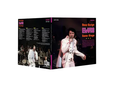 Elvis New Script  Gatefold  2-LP Set Black Vinyl Milbranch Music Label