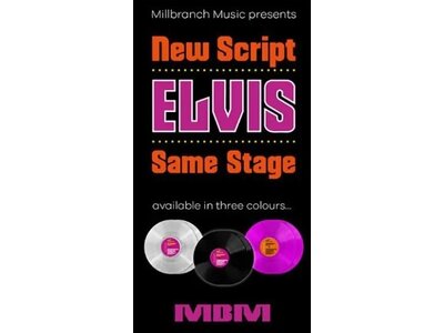 Elvis New Script  Gatefold  2-LP Set Black Vinyl Milbranch Music Label