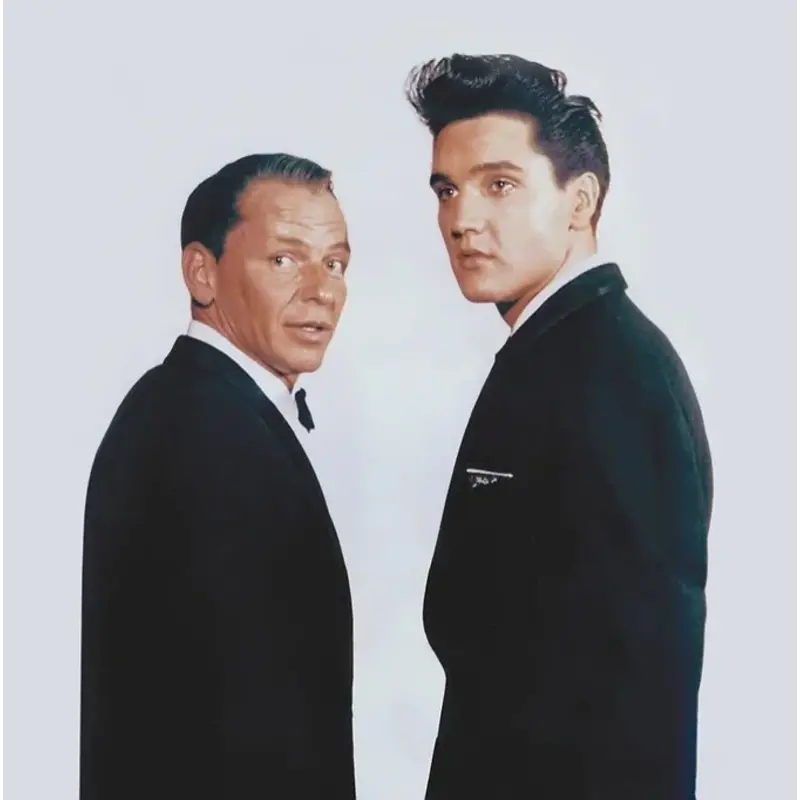 MRS - Elvis Presley And Frank Sinatra Welcome Home Elvis Black Vinyl Single Only