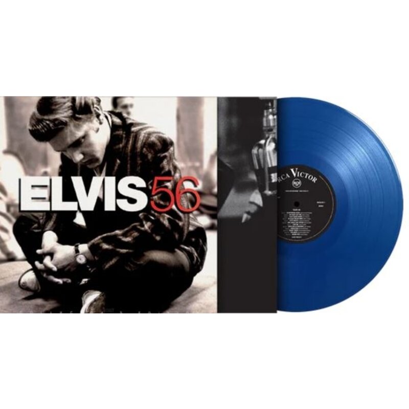 Elvis 56 - Collector's Edition 33 RPM Blue Colored Vinyl - Music On Vinyl RCA Label