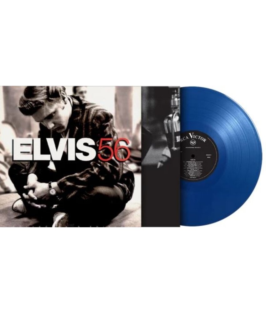 Elvis 56 - Collector's Edition 33 RPM Blue Colored Vinyl - Music On Vinyl RCA Label