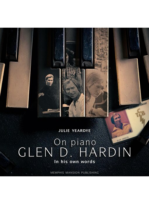 On Piano Glen D. Hardin - Hardcover Limited Edition Book With Pink Vinyl Single