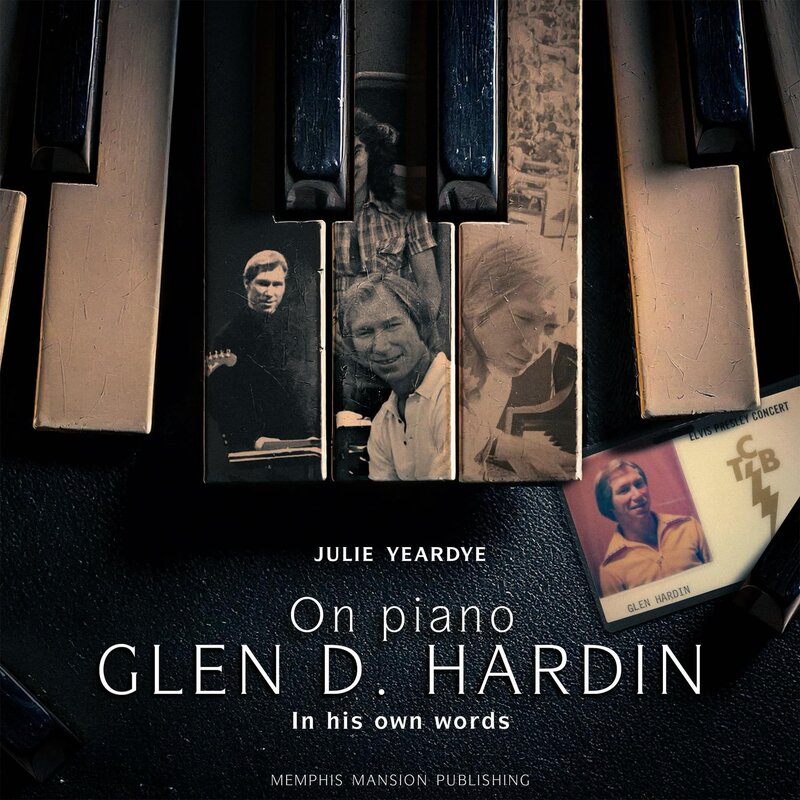 On Piano Glen D. Hardin - Hardcover Limited Edition Book With Pink Vinyl Single