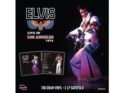 MRS - Elvis Live In Los Angeles 1974 - Clear Vinyl 2 LP Set