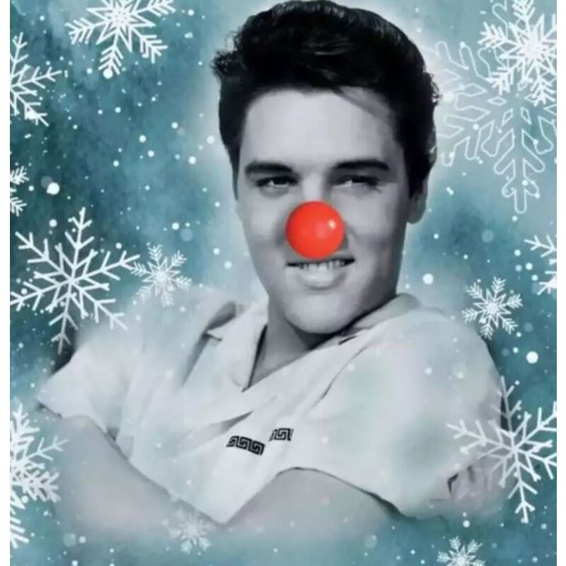 Elvis' Christmas Album Red Vinyl - ReelToReel Label