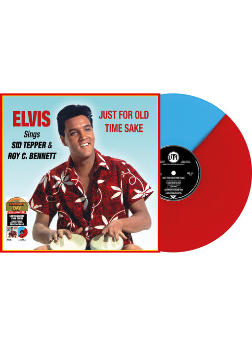 Elvis Sings Sid Tepper & Roy C. Bennet Just For Old Times Sake On Red And Blue Vinyl RSD 2025 VPI Label
