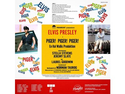 Elvis Piger! Piger! Piger! - 33RPM Splatter Vinyl Memphis Mansion Label