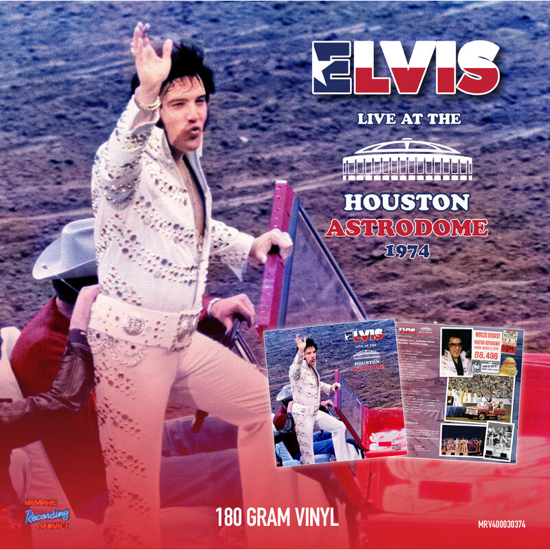 MRS - Elvis Live At The Houston Astrodome 1974 - Clear Vinyl