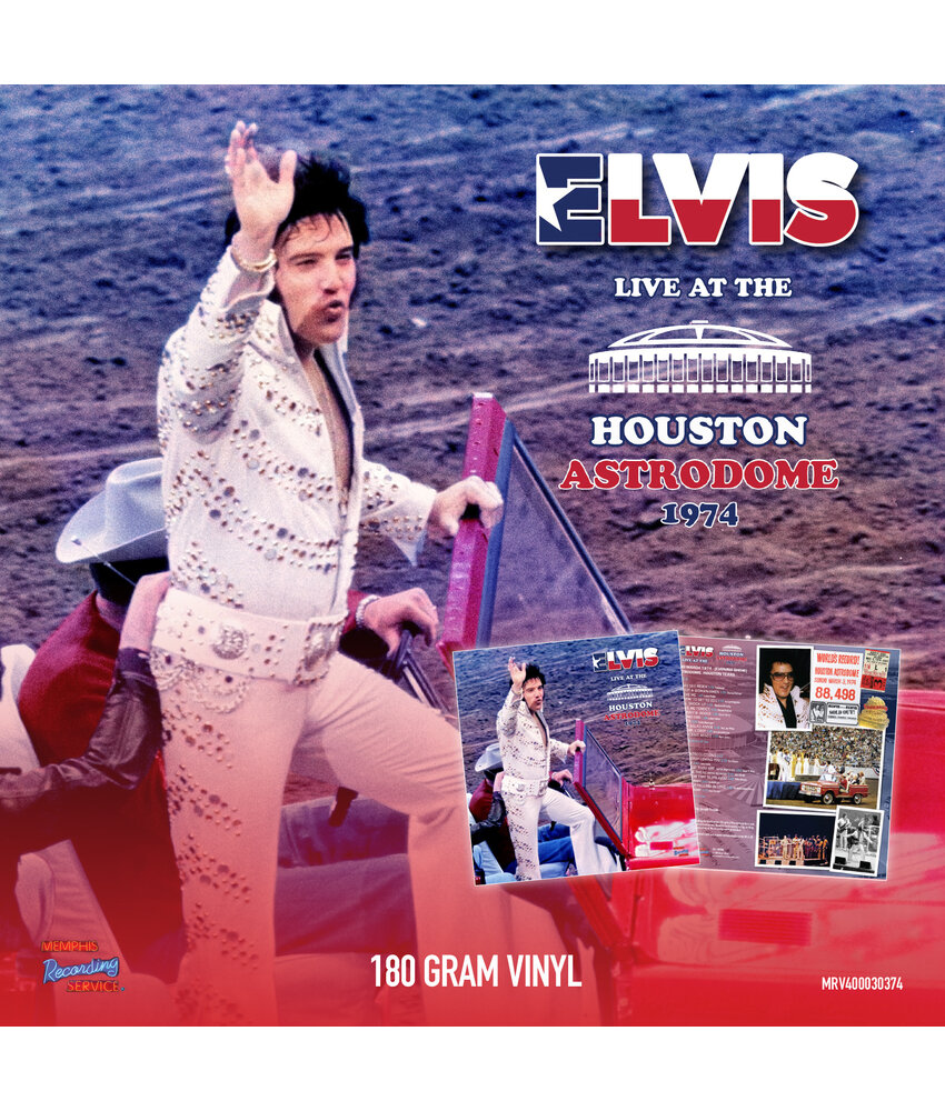MRS - Elvis Live At The Houston Astrodome 1974 - Clear Vinyl
