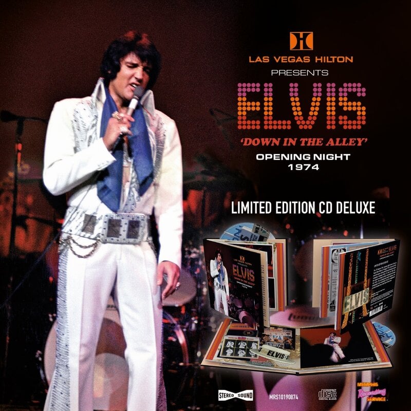 MRS - Las Vegas Hilton Presents Elvis Down In The Alley Opening Night  1974 - Deluxe CD set