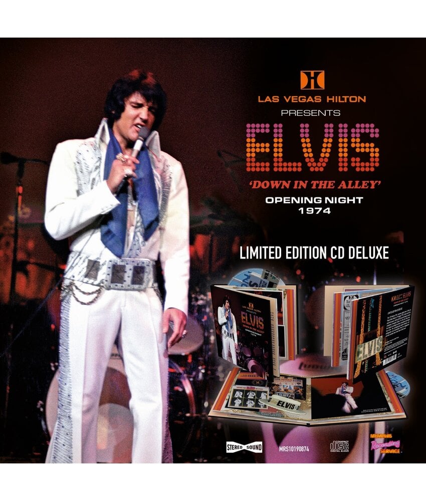 MRS - Las Vegas Hilton Presents Elvis Down In The Alley Opening Night 1974 - Deluxe CD set