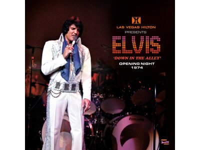 MRS - Las Vegas Hilton Presents Elvis Down In The Alley Opening Night  1974 - Black Vinyl 2 LP Set