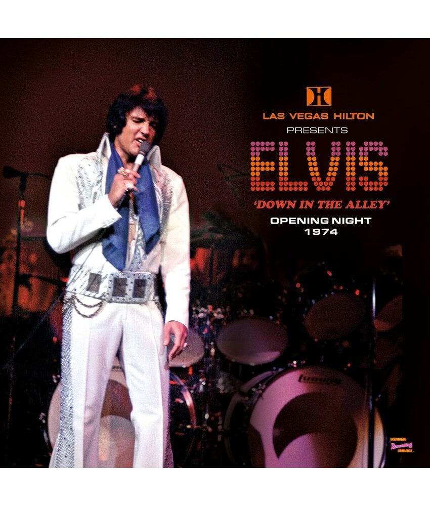 MRS - Las Vegas Hilton Presents Elvis Down In The Alley Opening Night 1974 - Black Vinyl 2 LP Set