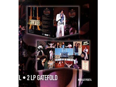 MRS - Las Vegas Hilton Presents Elvis Down In The Alley Opening Night  1974 - Black Vinyl 2 LP Set