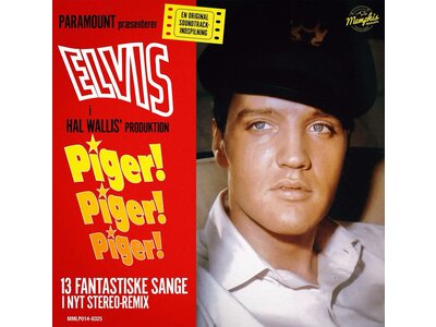 Elvis Piger! Piger! Piger! - 33RPM Yellow Vinyl Memphis Mansion Label