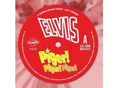 Elvis Piger! Piger! Piger! - 33RPM Splatter Vinyl Memphis Mansion Label