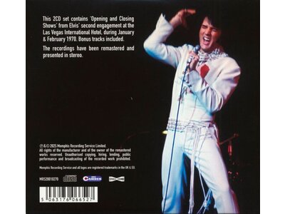 MRS Camden - Las Vegas International Presents Elvis January Thru February 1970 - 2 CD Set